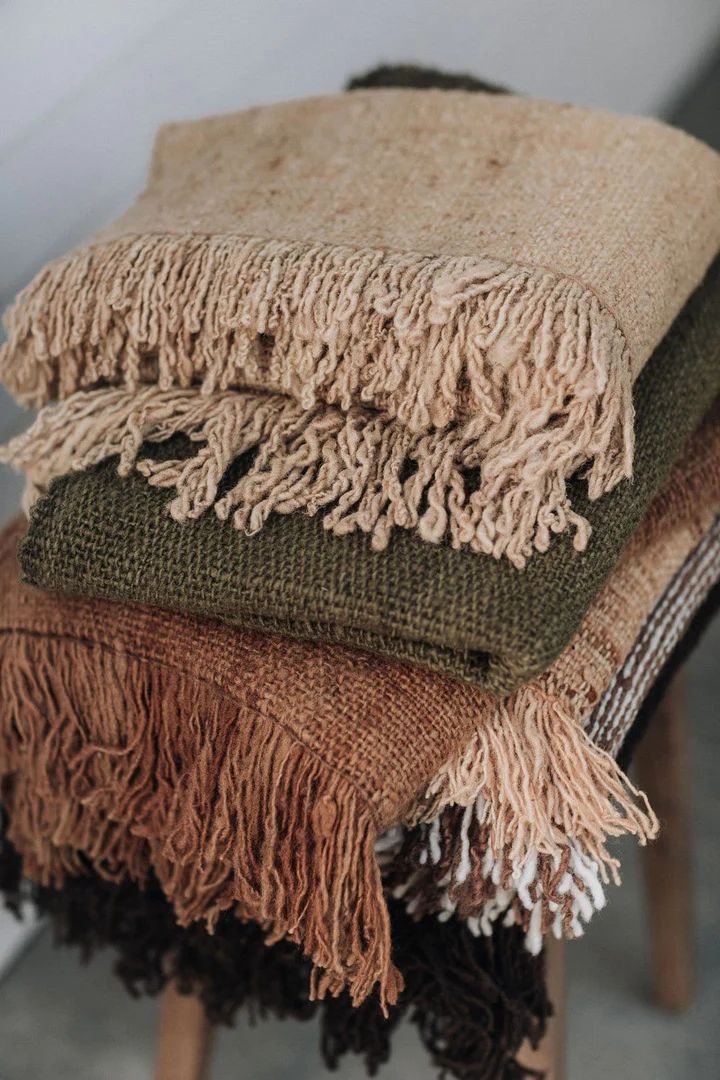 Layered woven textiles for comfortable interiors