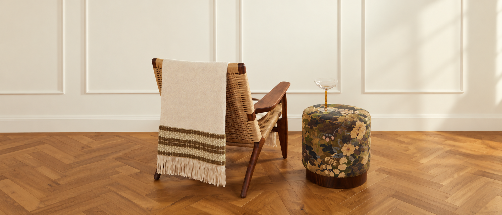 Comfortable home setting with layered details