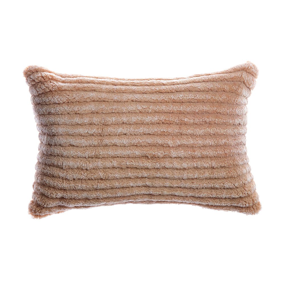 Striped Ultra Soft Shearling Pillow - Image 3