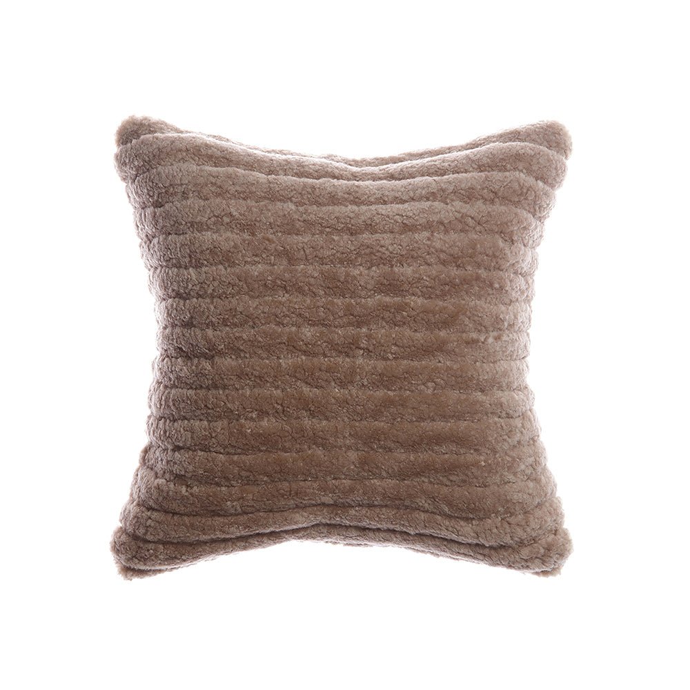 Striped Ultra Soft Shearling Pillow - Image 6